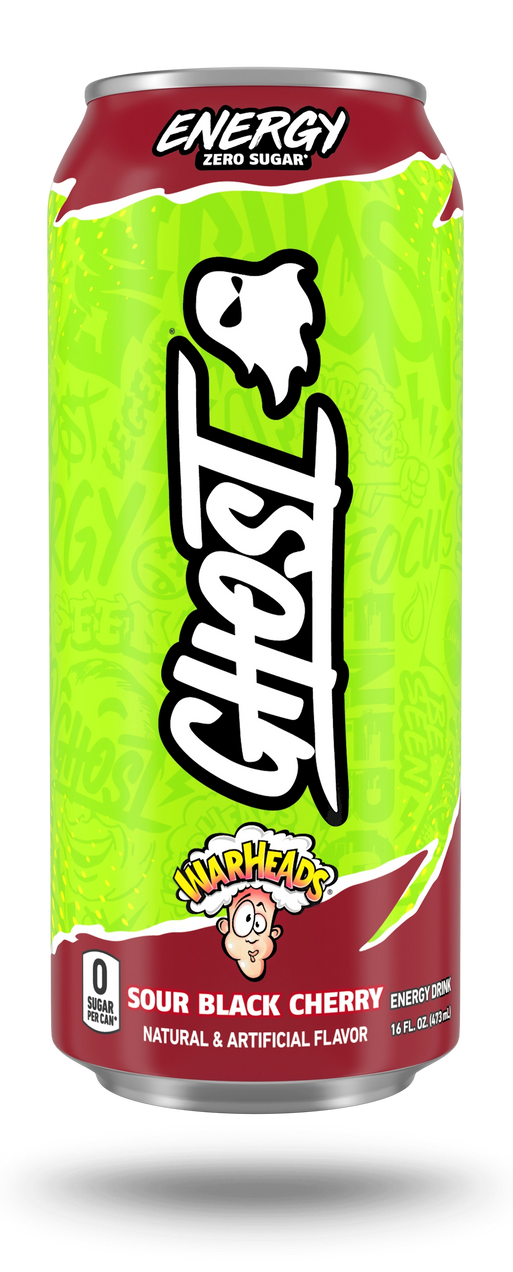 GHOST® ENERGY x WARHEADS® | WARHEADS® "SOUR BLACK CHERRY"