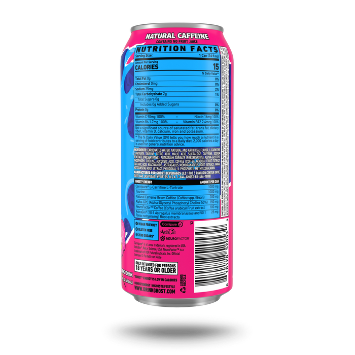 GHOST® ENERGY x BUBBLICIOUS® | BUBBLICIOUS® "COTTON CANDY"