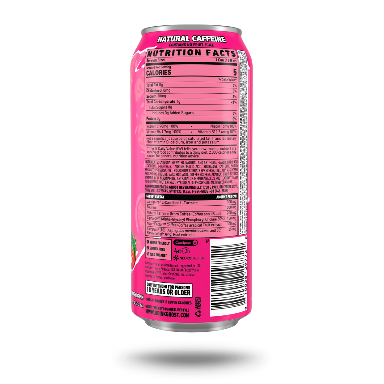 GHOST® ENERGY x BUBBLICIOUS® | BUBBLICIOUS® "STRAWBERRY SPLASH"