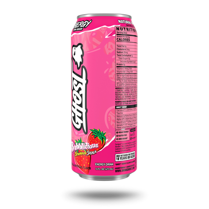 GHOST® ENERGY x BUBBLICIOUS® | BUBBLICIOUS® "STRAWBERRY SPLASH"