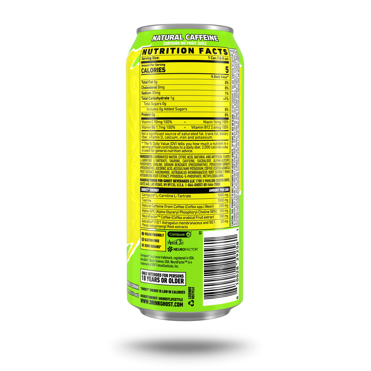 GHOST® ENERGY x SOUR STRIPS® | RAINBOW