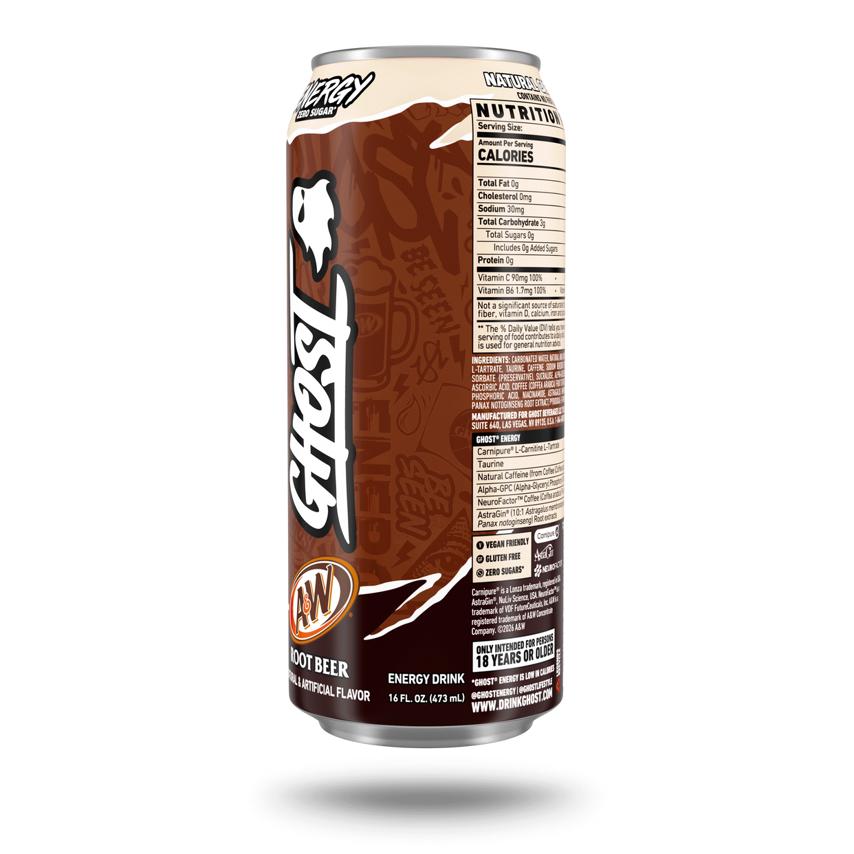 GHOST® ENERGY x A&W® | A&W® ROOT BEER
