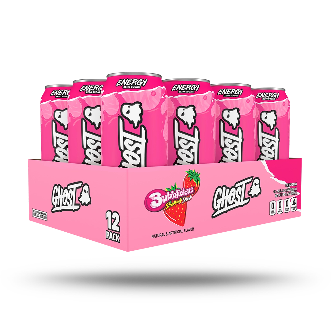 GHOST® ENERGY x BUBBLICIOUS® | STRAWBERRY SPLASH
