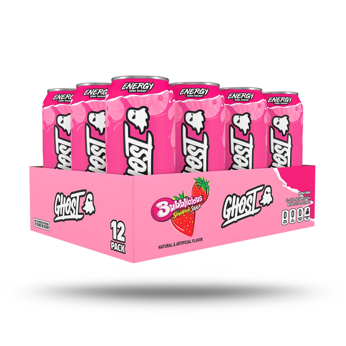 GHOST® ENERGY x BUBBLICIOUS® | STRAWBERRY SPLASH