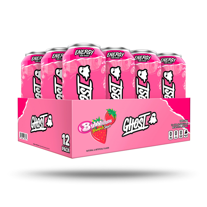 GHOST® ENERGY x BUBBLICIOUS® | BUBBLICIOUS® "STRAWBERRY SPLASH"