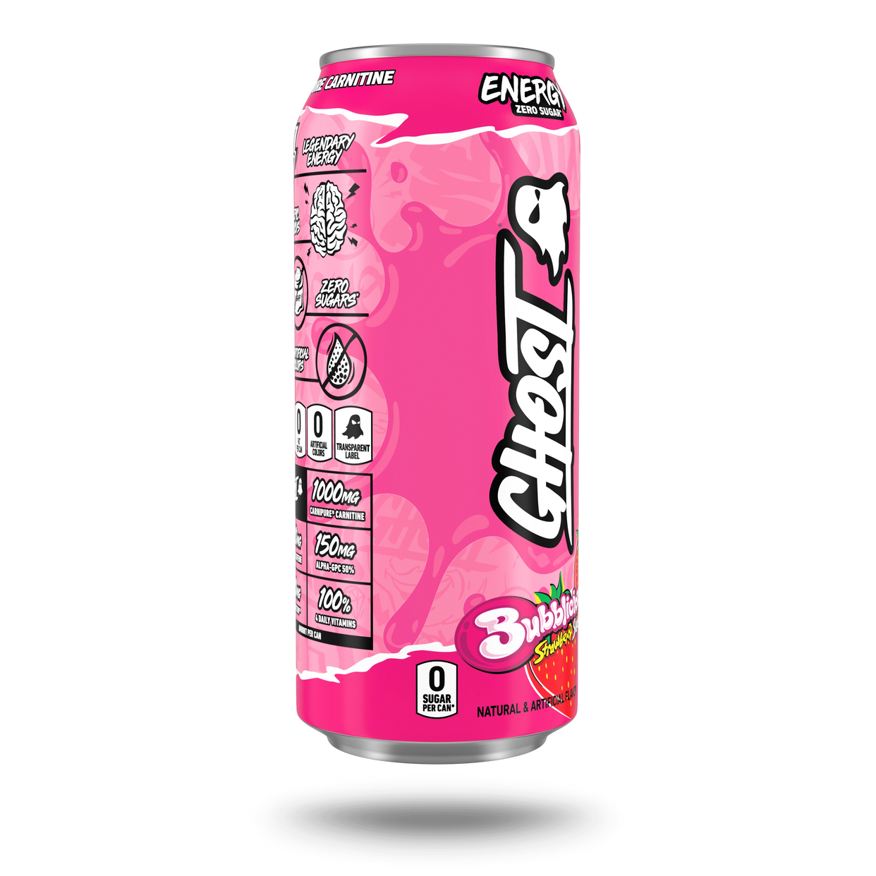 GHOST® ENERGY x BUBBLICIOUS® | BUBBLICIOUS® "STRAWBERRY SPLASH"