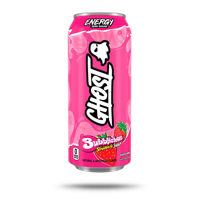 GHOST® ENERGY x BUBBLICIOUS® | BUBBLICIOUS® "STRAWBERRY SPLASH"