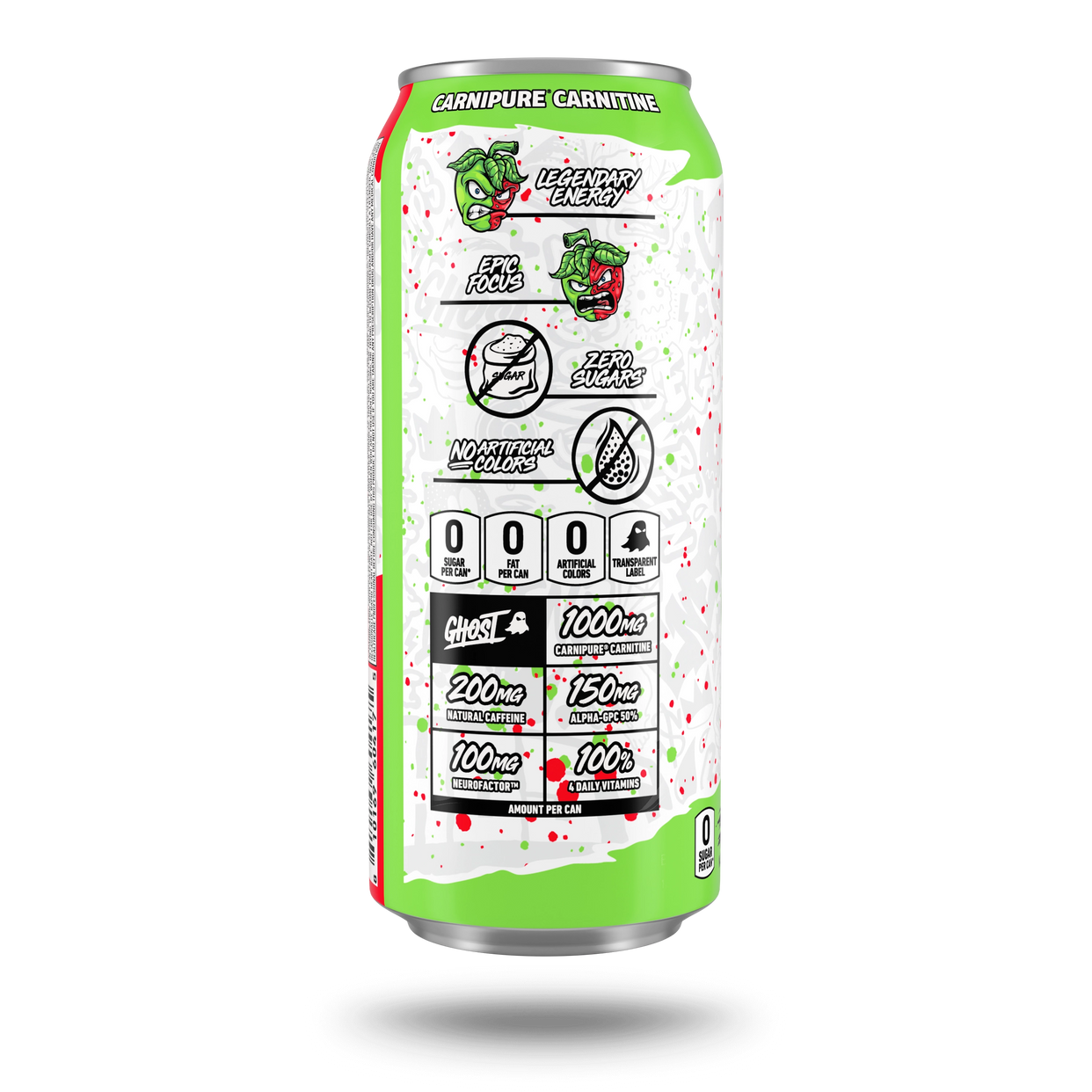 GHOST® ENERGY x SOUR STRIPS® | SOUR STRIPS® APPLEBERRY