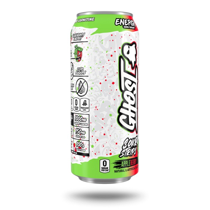 GHOST® ENERGY x SOUR STRIPS® | SOUR STRIPS® APPLEBERRY
