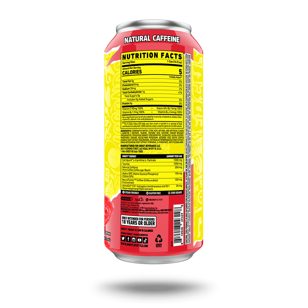 GHOST® ENERGY x SOUR PATCH KIDS® | REDBERRY®