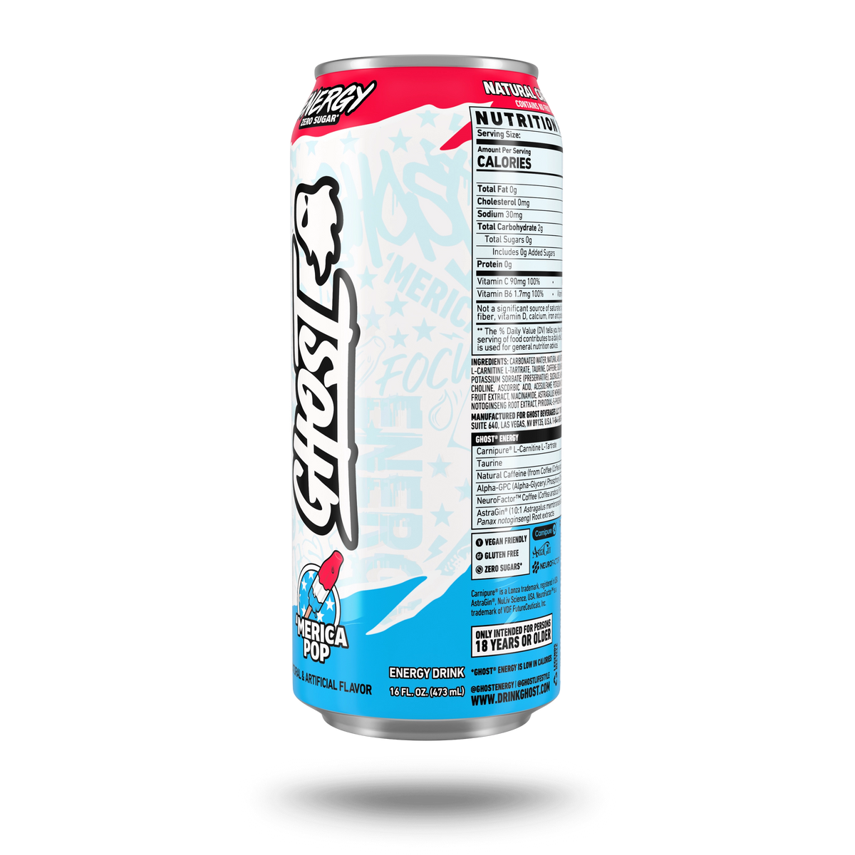 GHOST® ENERGY | 'MERICA POP