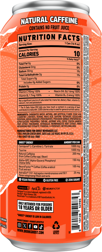 GHOST ENERGY PEACHES DRINKGHOST ghost-energy-peaches-drinkghost