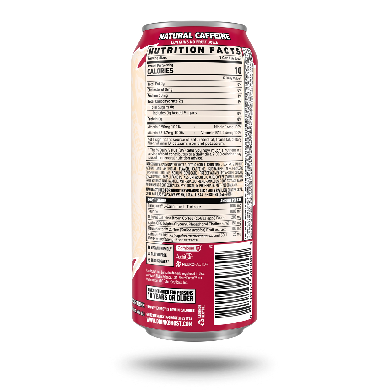 GHOST® ENERGY | RASPBERRY CREAM