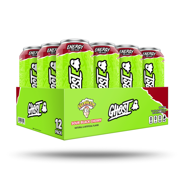 GHOST® ENERGY x WARHEADS® | WARHEADS® "SOUR BLACK CHERRY"