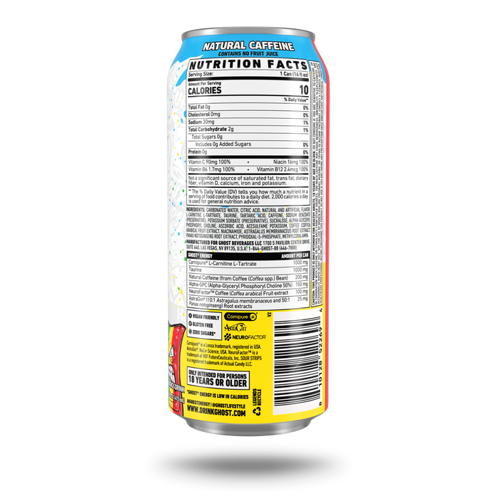 GHOST® ENERGY x SOUR STRIPS®