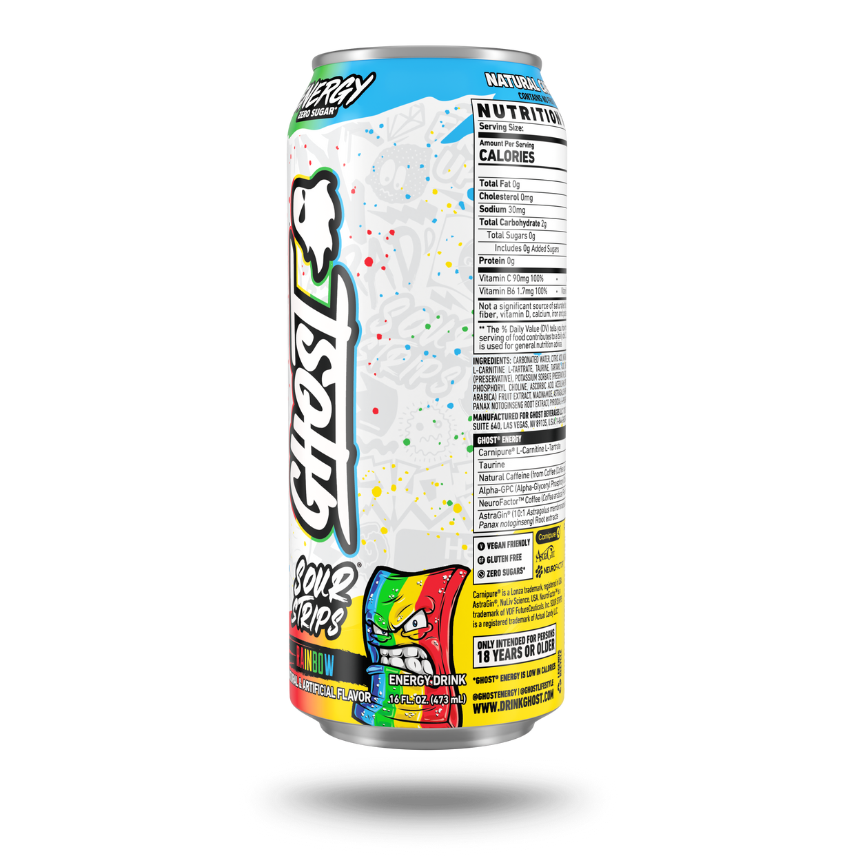 GHOST® ENERGY x SOUR STRIPS®