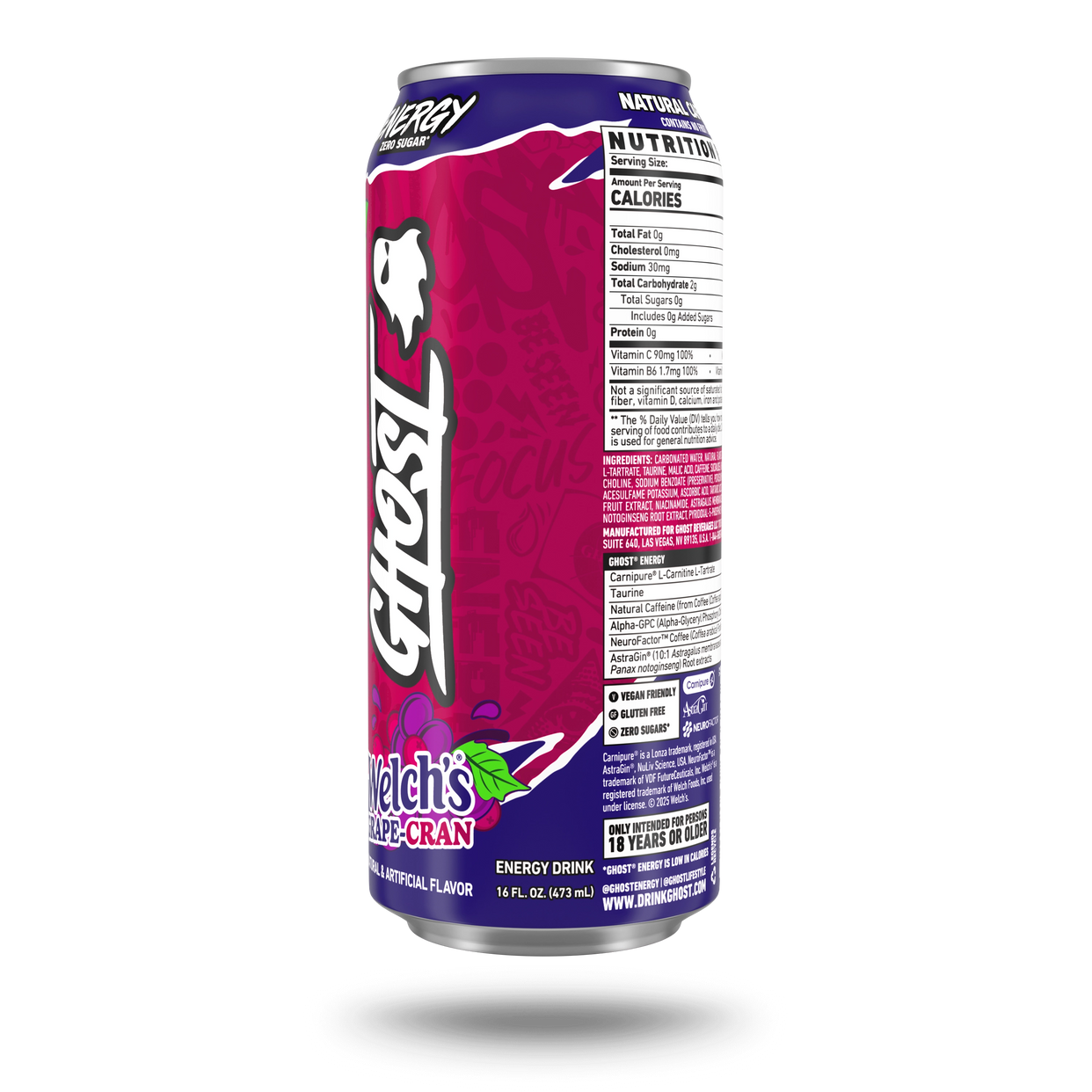 GHOST® ENERGY x WELCH'S® | WELCH'S® "GRAPE-CRAN"
