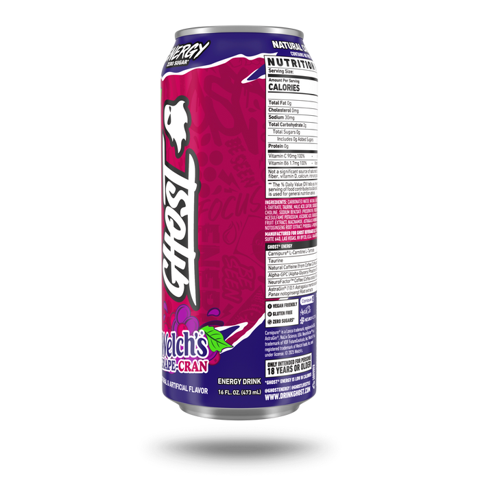 GHOST® ENERGY x WELCH'S® | WELCH'S® "GRAPE-CRAN"