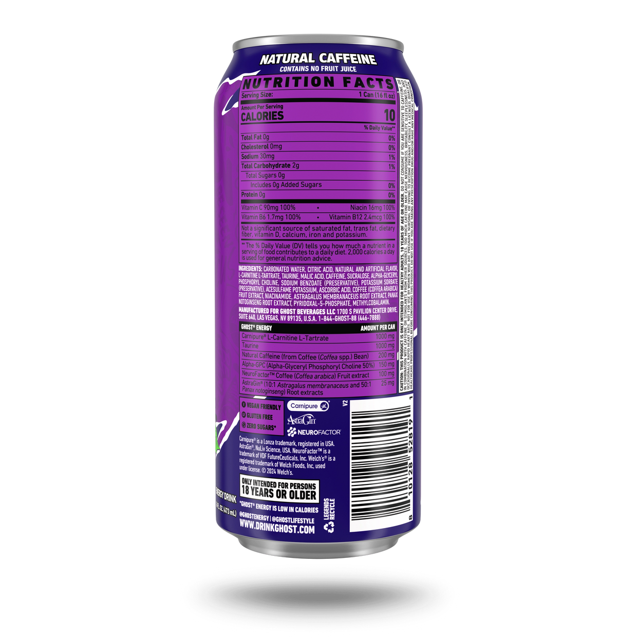 GHOST® ENERGY x WELCH'S® | WELCH'S® "GRAPE"
