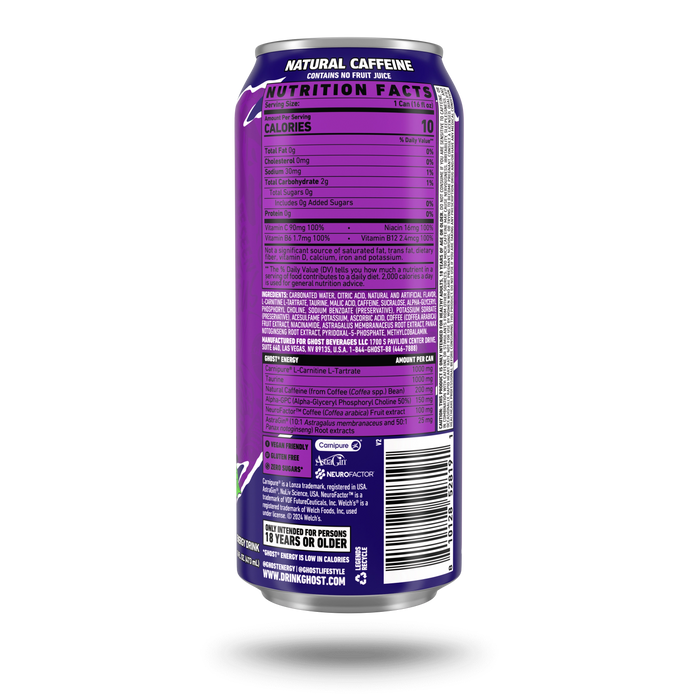 GHOST® ENERGY x WELCH'S® | WELCH'S® "GRAPE"